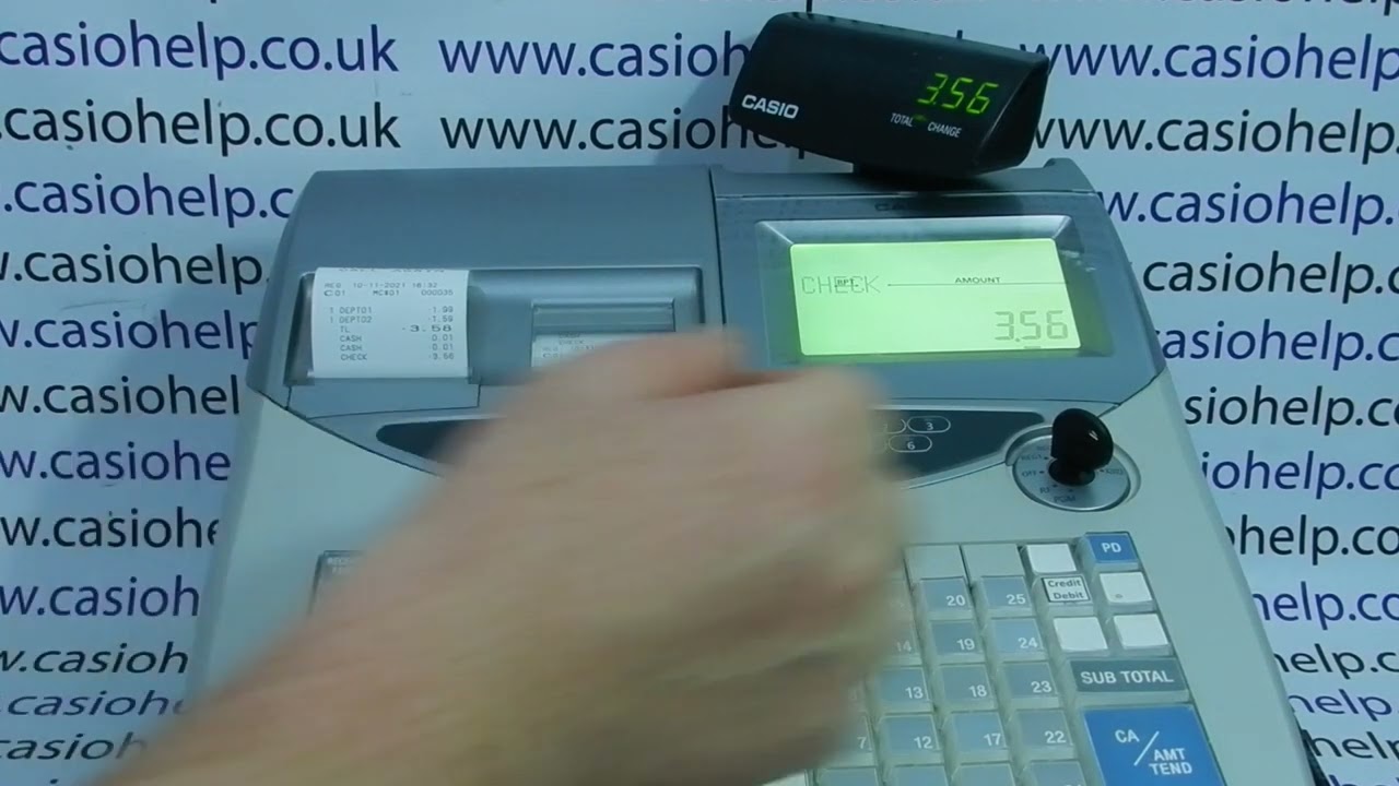 How To Fix E035 E037 Faulty Cash CA/AMT/TEND CASH Button Casio TE-2200 / TE2200 / TE-2400 / TE2400