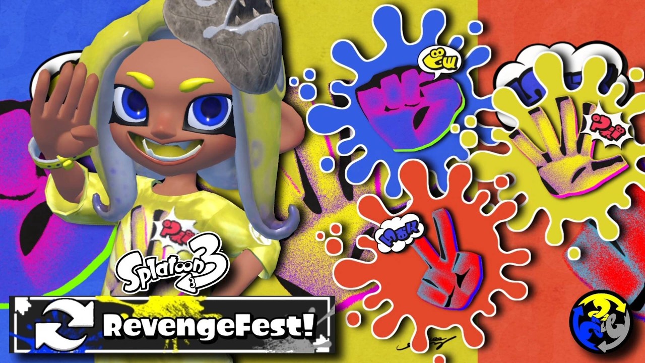 Splatoon 3 Splatfest Battles! | Rock vs. Paper vs. Scissors (RevengeFest)