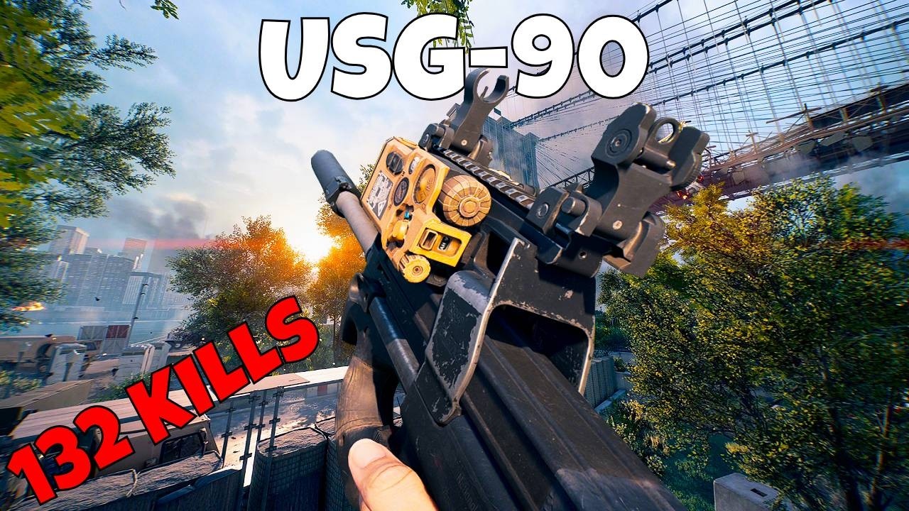 132 убийства с помощью USG-90 в Battlefield 6.