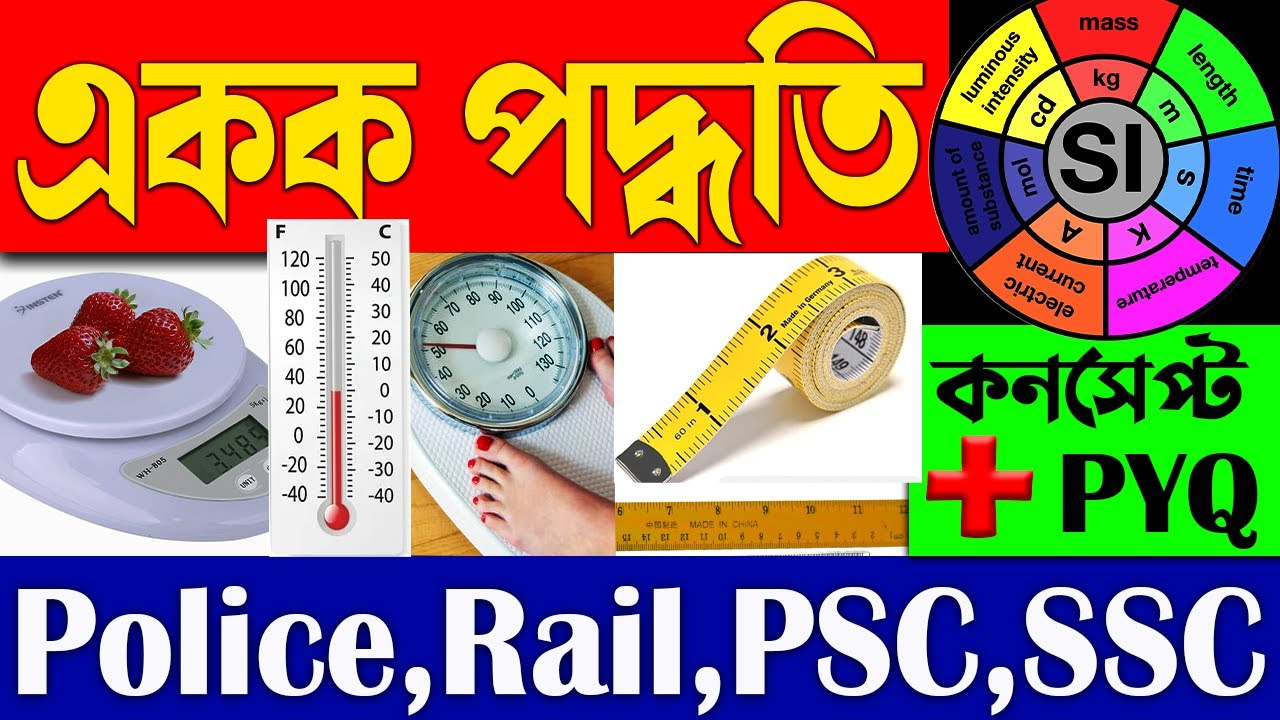 🔴একক পদ্ধতি | Unit System Class in Bangla | Unit System for Competitive Exam | General Science