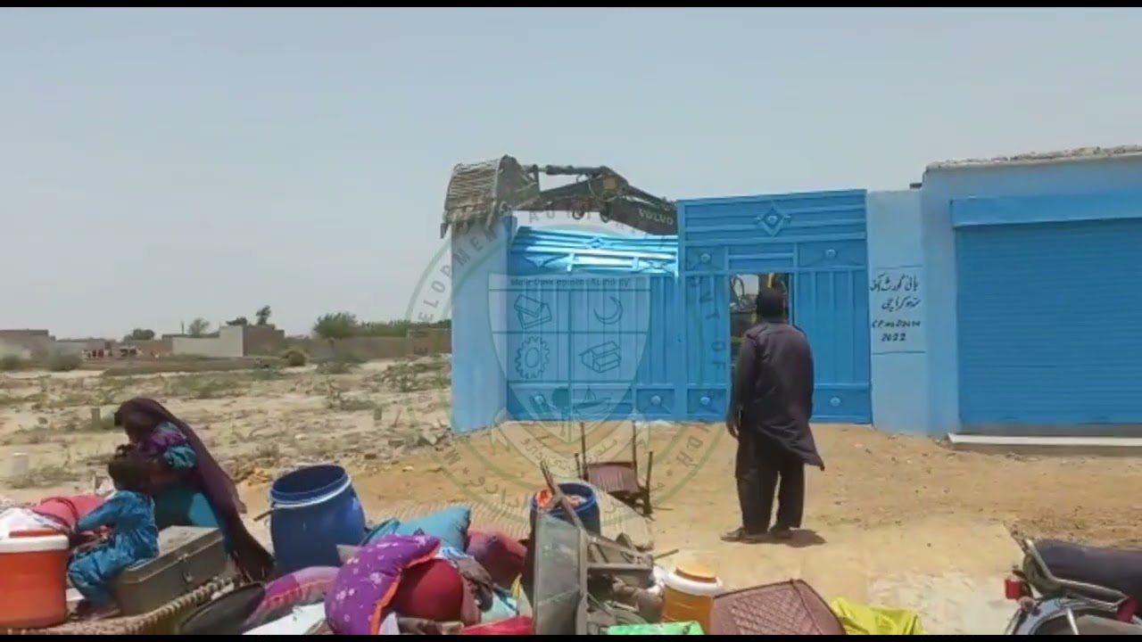 Encroachment Removed from Sector-47, Taiser Town Scheme-45 Malir Development Authority.