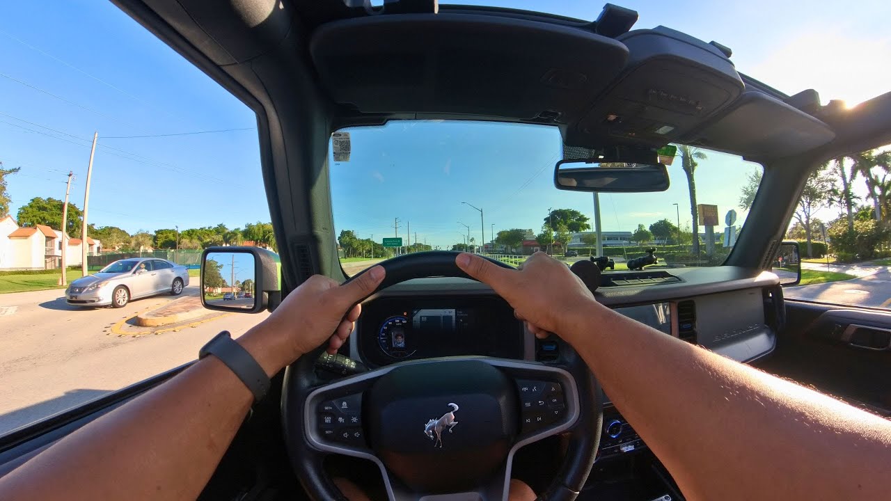 Highway Cruise in my Ford Bronco (Insta 360 + GoPro)