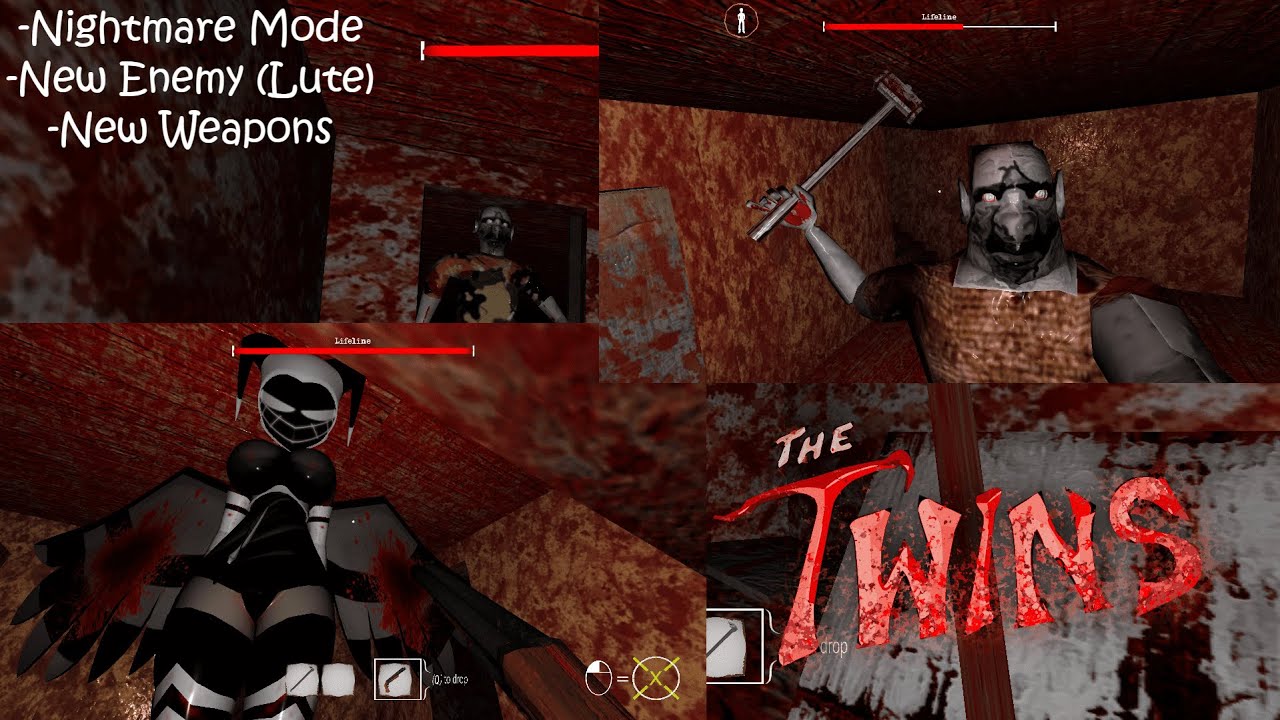 The Twins Unofficial Pc Port with Nightmare Mode ON, Double Barrel Shotgun and more...