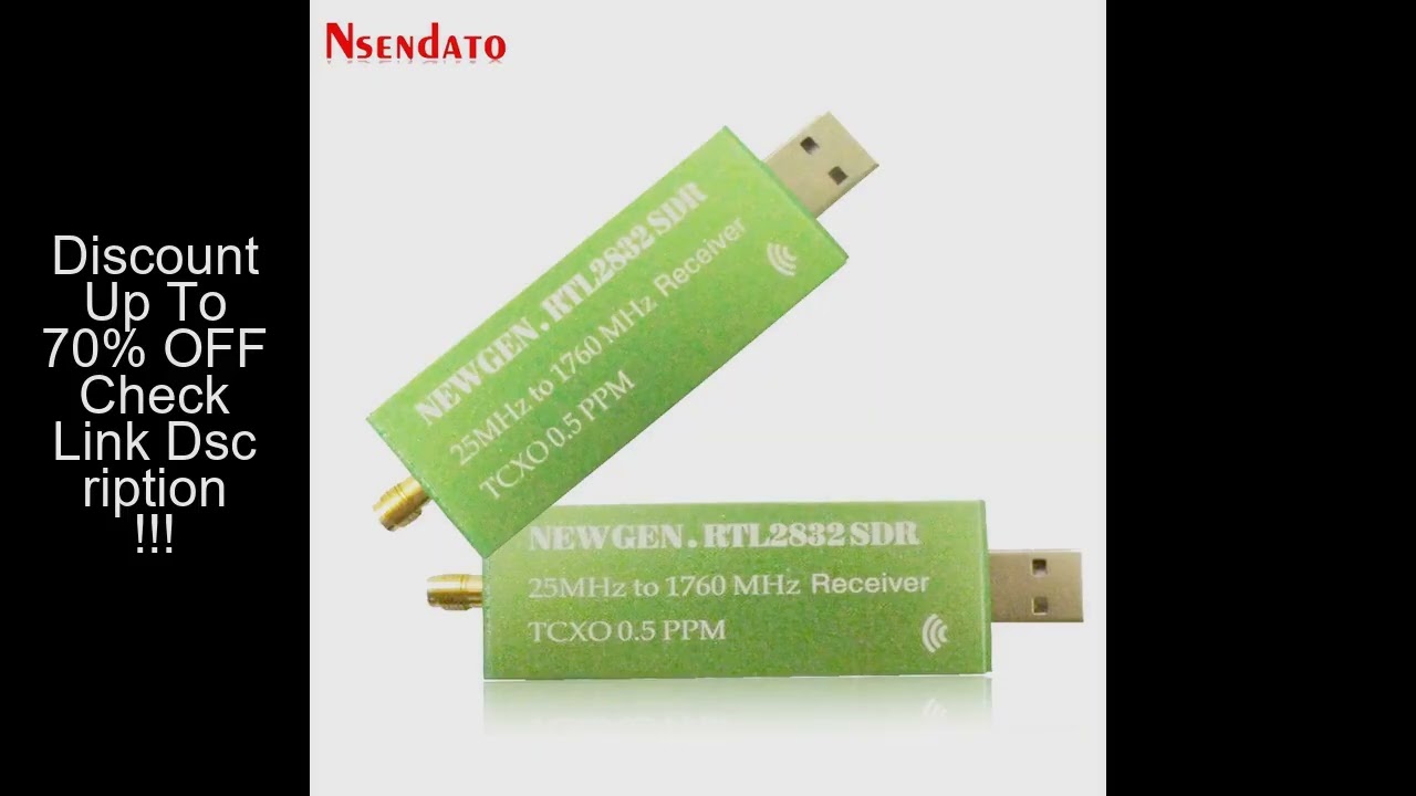 USB2.0 RTL SDR 0.5 PPM TCXO RTL2832U R820T2 TV Tuner Stick AM FM NFM DSB LSB SW Software Defined Rad