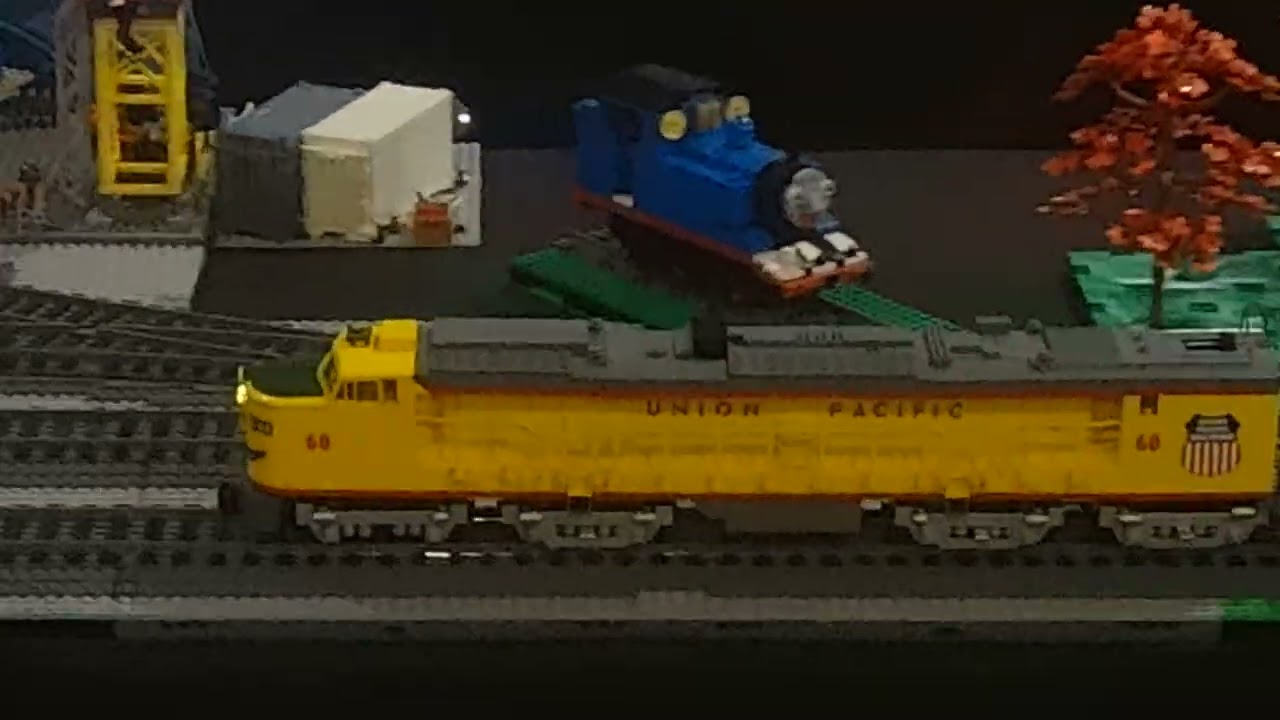Lego Union Pacific Turbine Pacing In Action