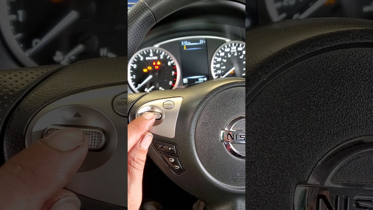 Сброс индикатора необходимости обслуживания шин на Nissan Sentra 2018 года.