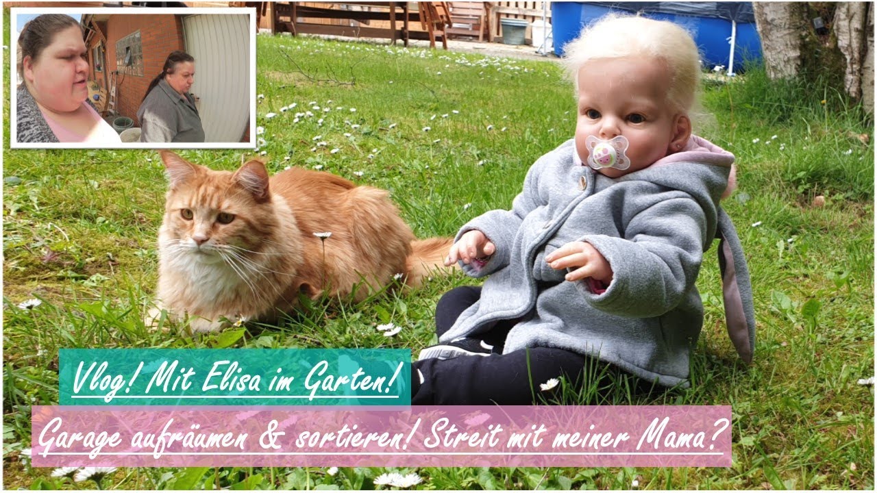 VLOG! || Unser Vormittag im Garten mit Elisa! || Reborn Toddler Deutsch || Little Reborn Nursery