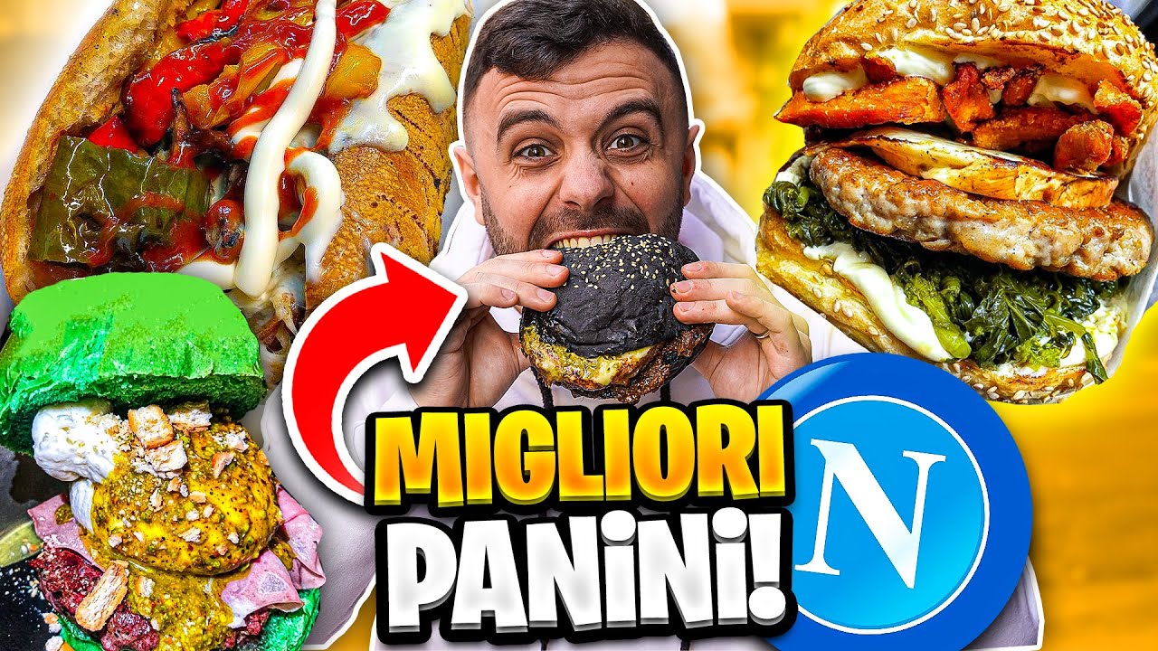 🍔I MIGLIORI PANINI DI NAPOLI!🍔