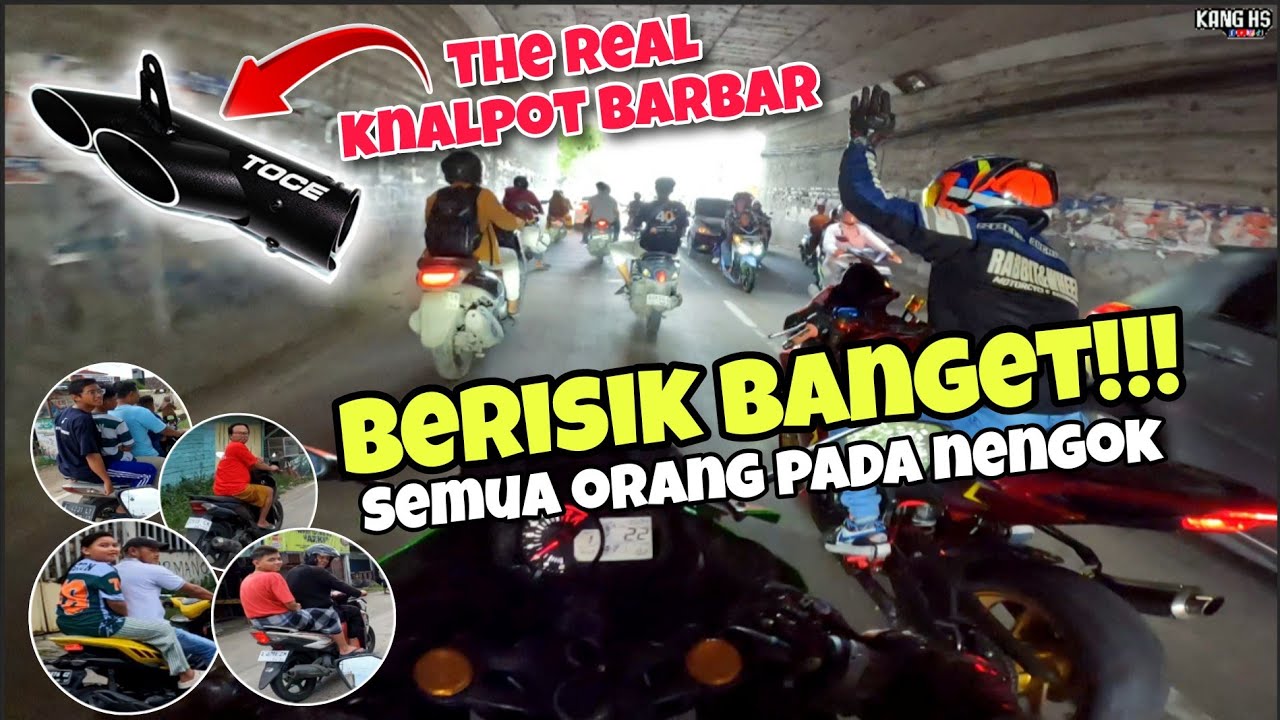 KNALPOT BARBAR‼️ BAWA ZX25R KNALPOT TOCE KE TEMPAT NGABUBURIT‼️
