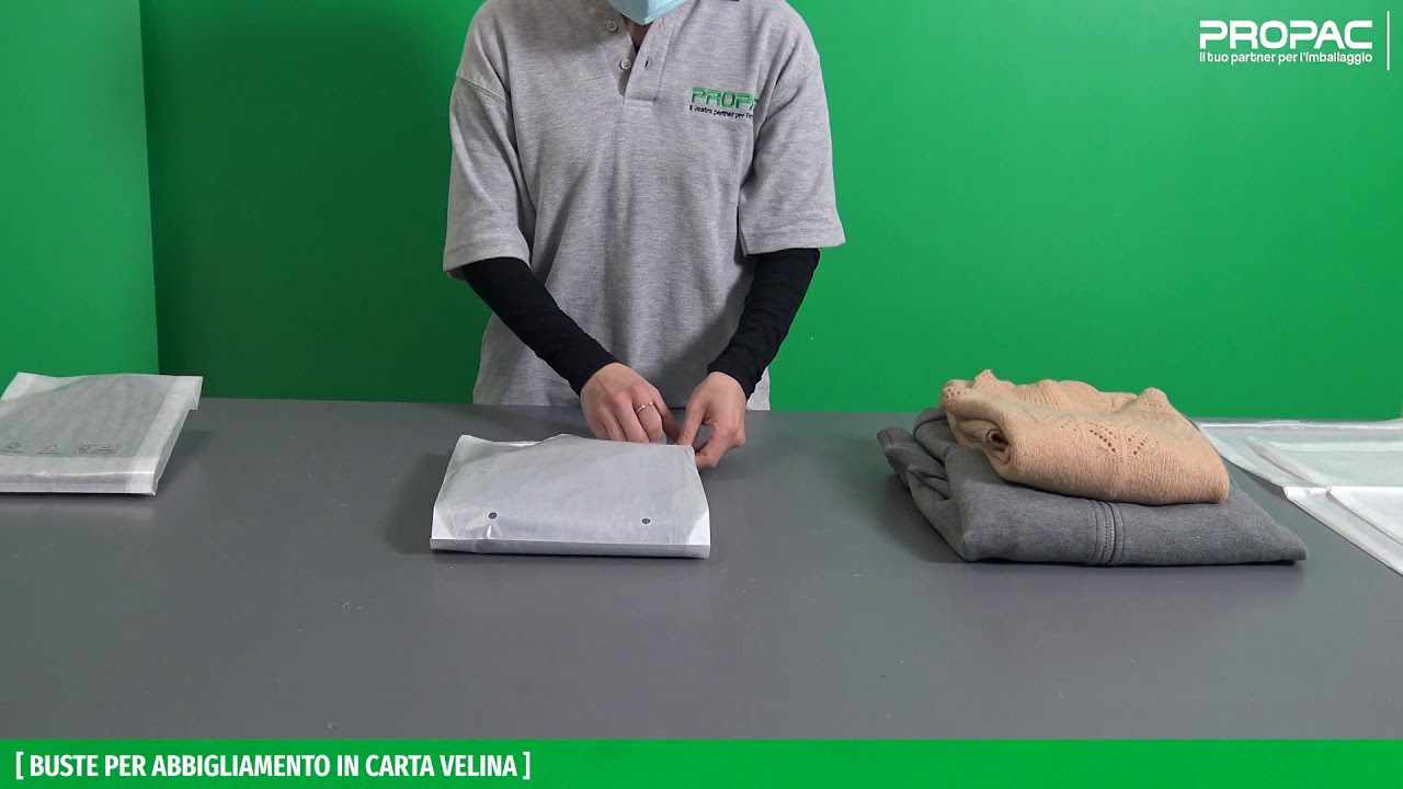 Buste per abbigliamento in carta velina