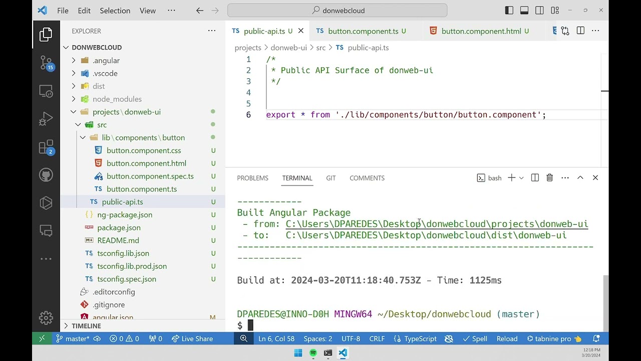 Angular UI Library: Component Creation & Theming Guide [No Audio]