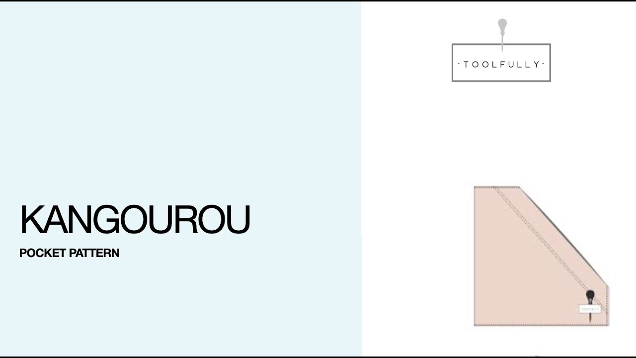 Kangourou pocket pattern.