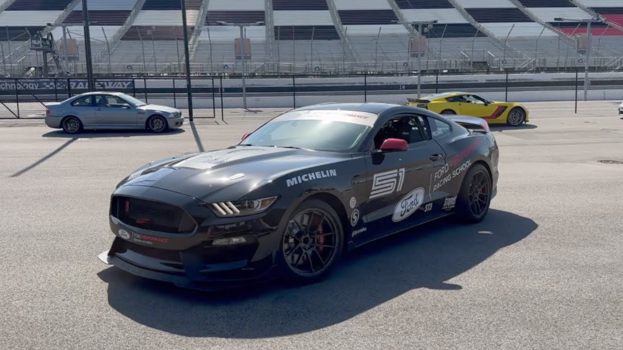 Ford Performance Racing School Shelby GT350R Race Car #PP004 Walkaround and POV Drive at WWT Raceway