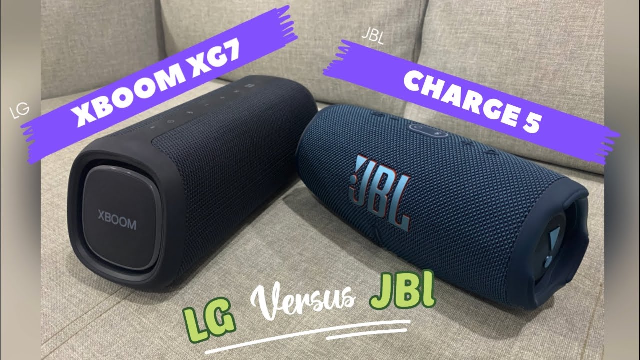 Jbl Charge 5 🆚 LG Xboom XG7 / Prueba de sonido / Audio Test / ¿Cuál es mejor? 🤔🔊🔥