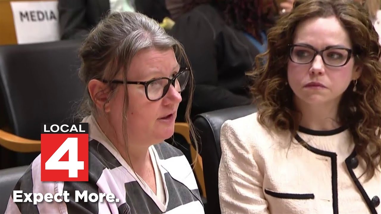Jennifer Crumbley offers statement at her manslaughter sentencing hearing