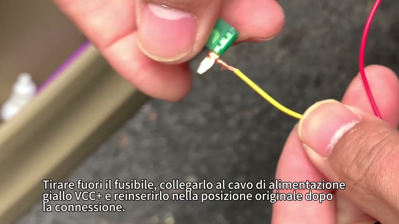 Video guida all'installazione del Kit di Cablaggio Diretto per Dash Cam KAWA. (D5/D6)