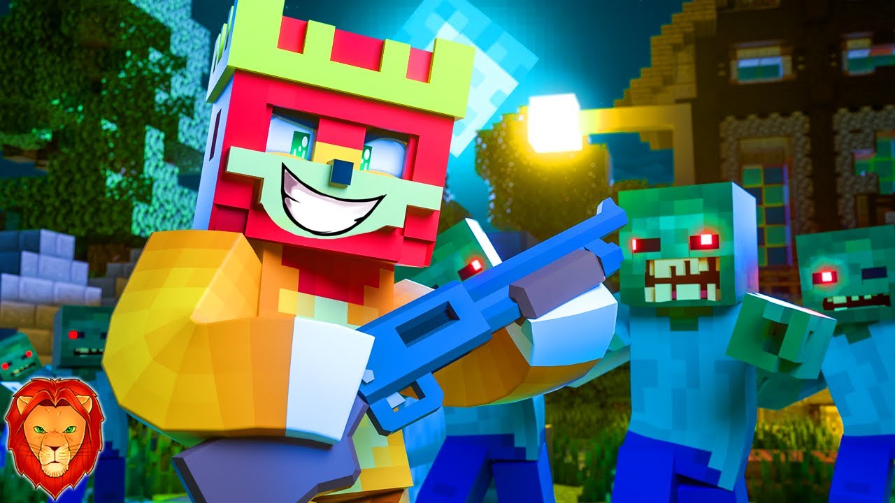 EL APOCALIPSIS ZOMBIE 🧟💀 EN MINECRAFT ANIMACION | VIDEOREACCION BLOCKING DEAD ESPAÑOL LEON PICARON