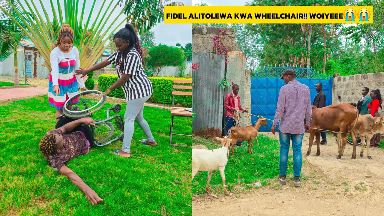 This will make you cry😭 Toka kwa wheelchair nilikununulia! FIDEL alitembea?