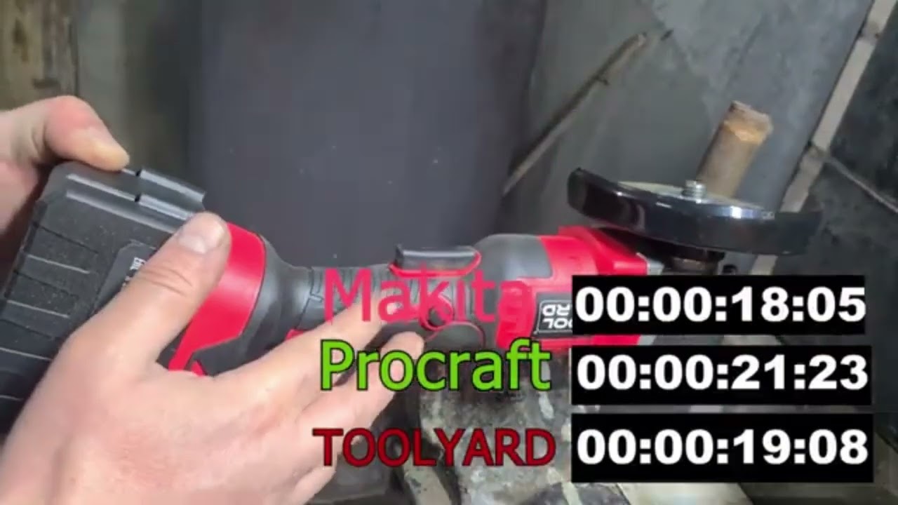 🔧 TOOLYARD AG-18V — бесщеточная аккумуляторная УШМ, готова к любым задачам #toolyard #тест #ушм