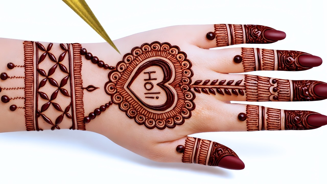 Happy Holi Special Mehndi Design | Holi ki Mehandi | Holi #Mehndi | होली की मेहंदी | Holi ki Mehndi