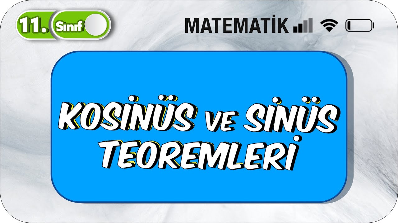 Trigonometri (Kosinüs ve Sinüs Teoremleri) Taktikli Konu Anlatım | 11. Sınıf Matematik #2023