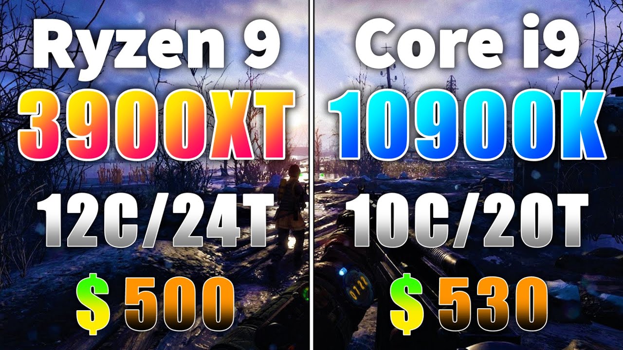 Ryzen 9 3900XT vs Core i9 10900K | PC Gaming Benchmark Test
