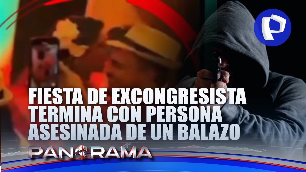 ¡Exclusivo! Bala y muerte tras celebración: fiesta de excongresista termina con persona asesinada