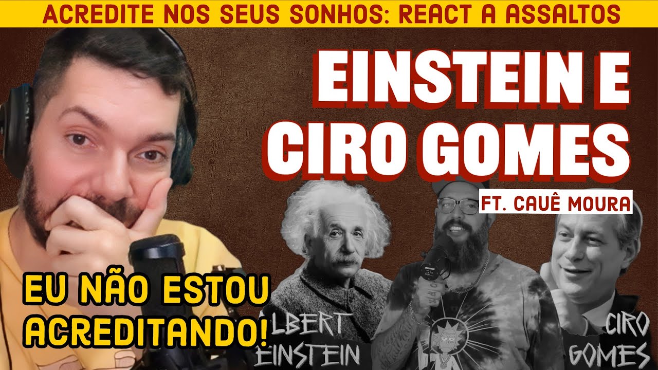 EINSTEIN botou NEWTON pra chorar e o BRASIL no CENTRO do UNIVERSO feat. Cauê Moura | João Carvalho