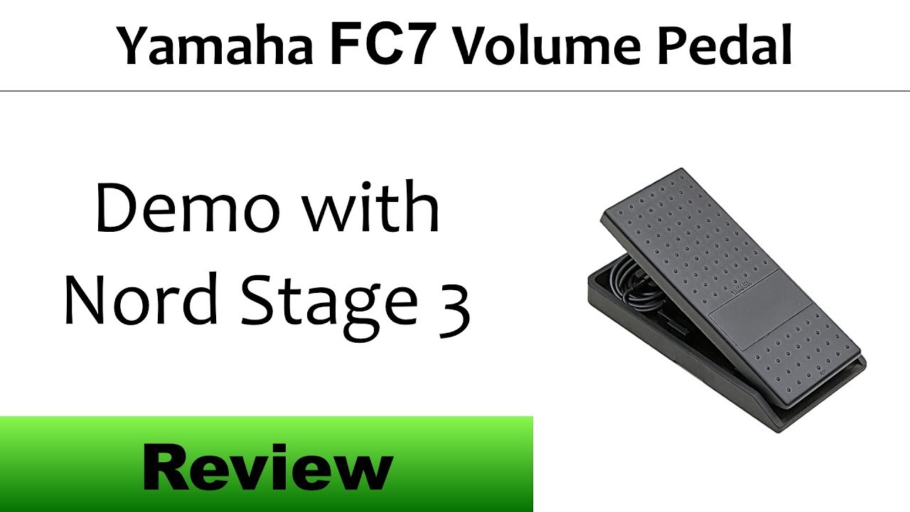 Unboxing, обзор и руководство по педали громкости / экспрессии Yamaha FC7 с использованием Nord