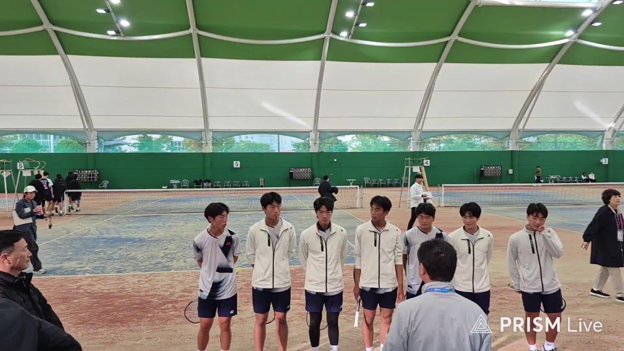 충남 홍성고  vs 경북대표  전국체육대회 소프트테니스 고등부  단체전 결승