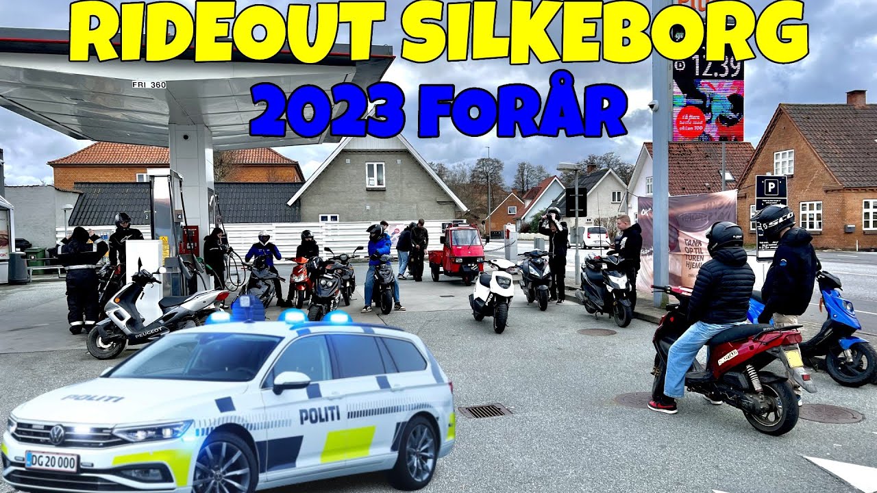 RIDE-OUT SILKEBORG 2 (18 Knallerter Møder Politiet) Scootervlog #9