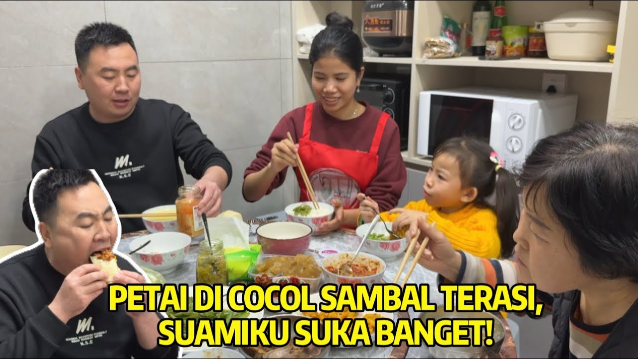 GORENG PETAI & BIKIN SAMBAL TERASI PERMINTAAN DARI SUAMI! KELUARGA TERKEJUT DENGAN BAUNYA!
