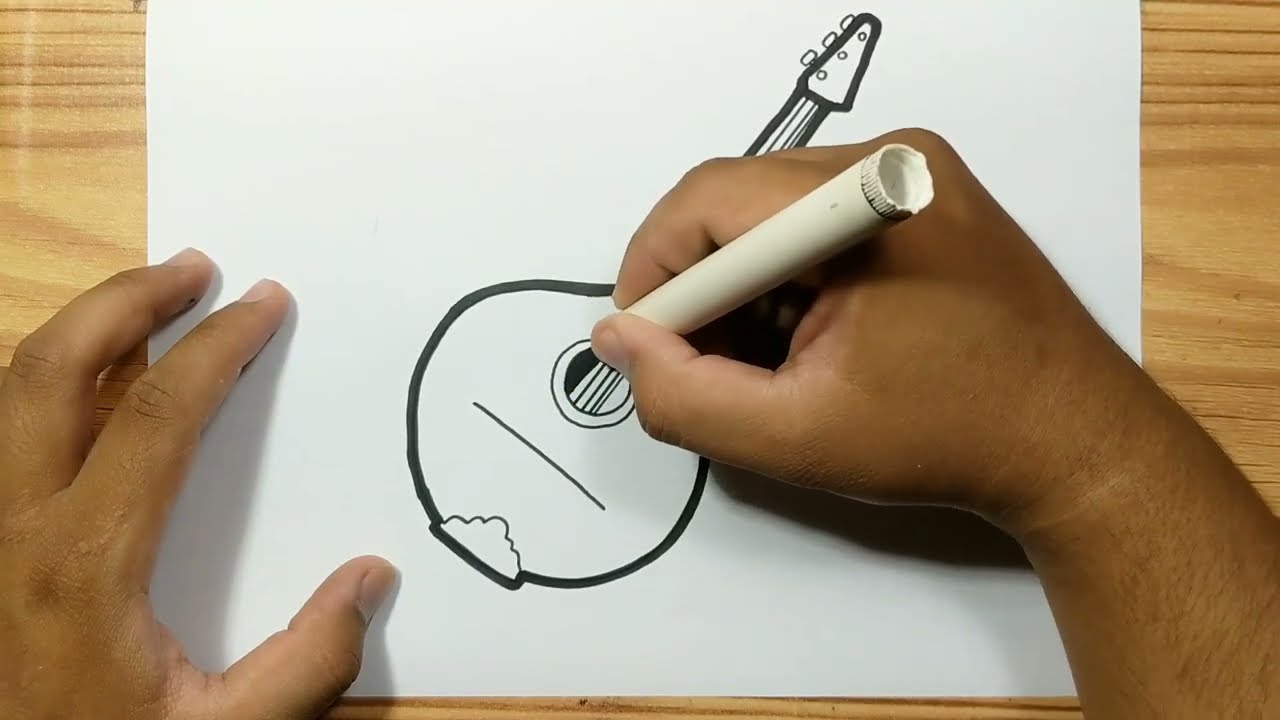 How to draw ITALIAN MANDOLIN