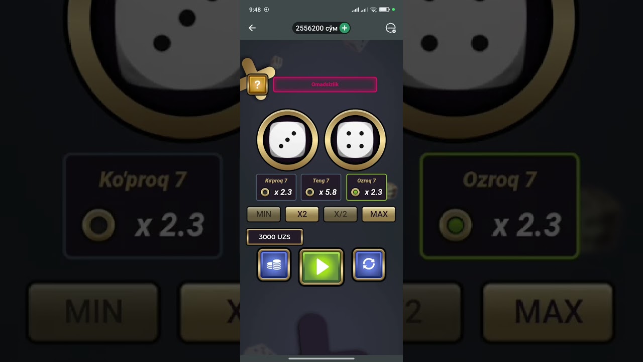 Betwinner games Pod 7 Nad yangi strategiya // Pod 7 nad yutish siri