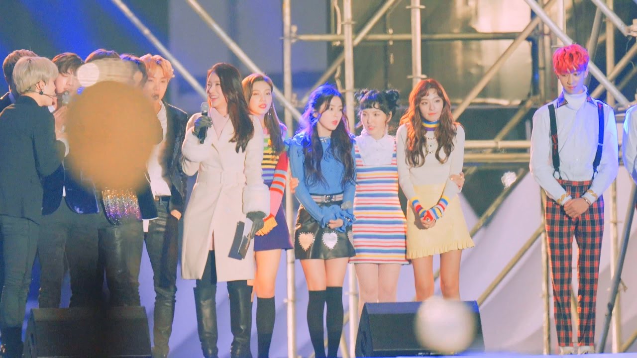[4k Fancam/직캠]161231(Red Velvet )레드벨벳 새해 카운트다운 Full Ver.@영동대로 MBC 가요대제전