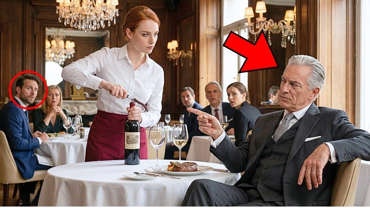 Millionnaire arrogant humiliant les serveurs… mais une nouvelle dit 7 mots qui le stupéfient