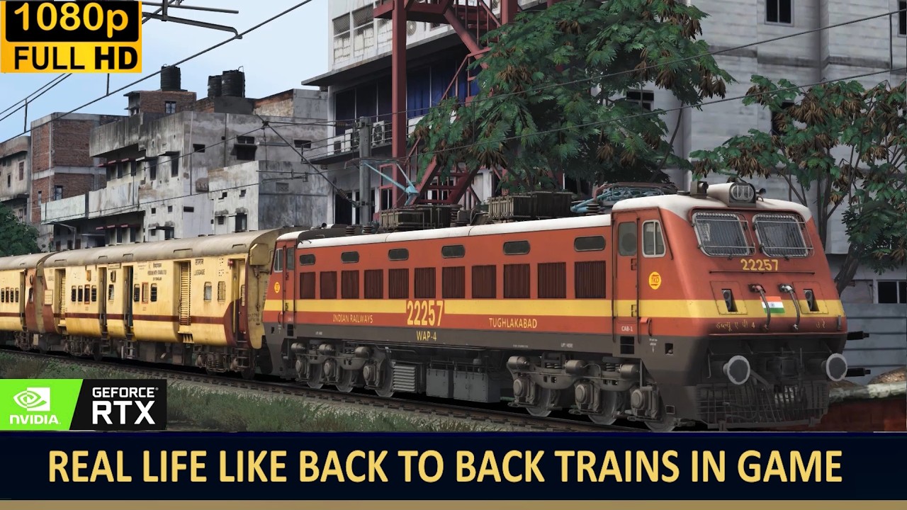 REAL LIFE LIKE TRAIN SPOTTING IN GAME | RAILFAN MOMENTS WITH INDIAN RAILSIM
