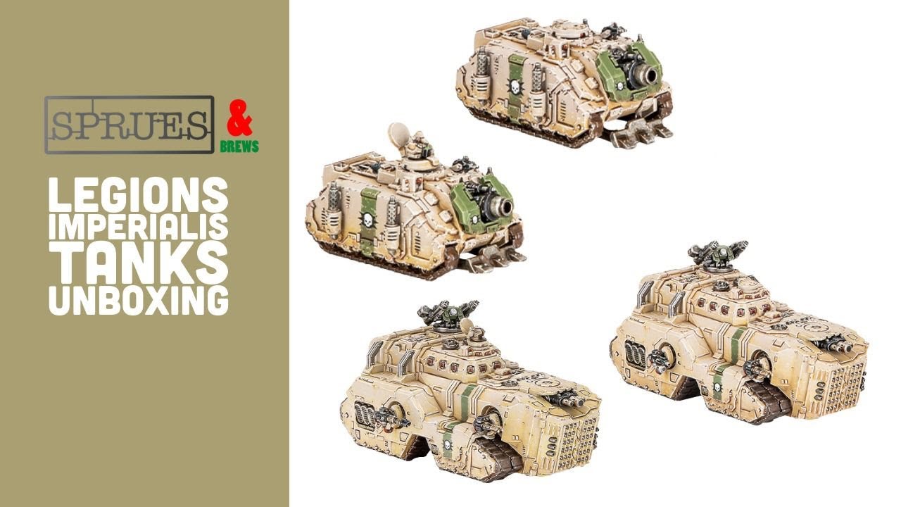 Legions Imperialis Astartes Tanks Unboxing and Review - Mastodon, Typhon, Cerberus, Whirlwind