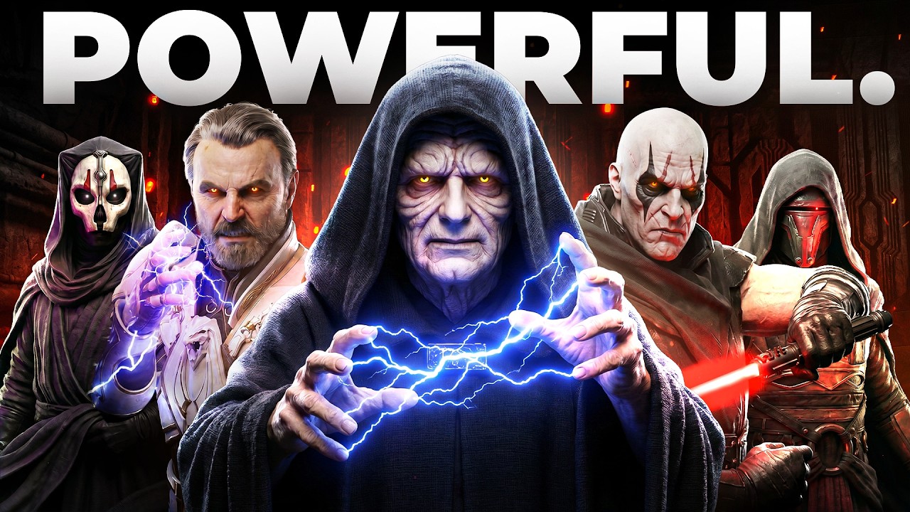 The 5 Most POWERFUL Sith of All Time&nbsp;(Lore Deep Dive)