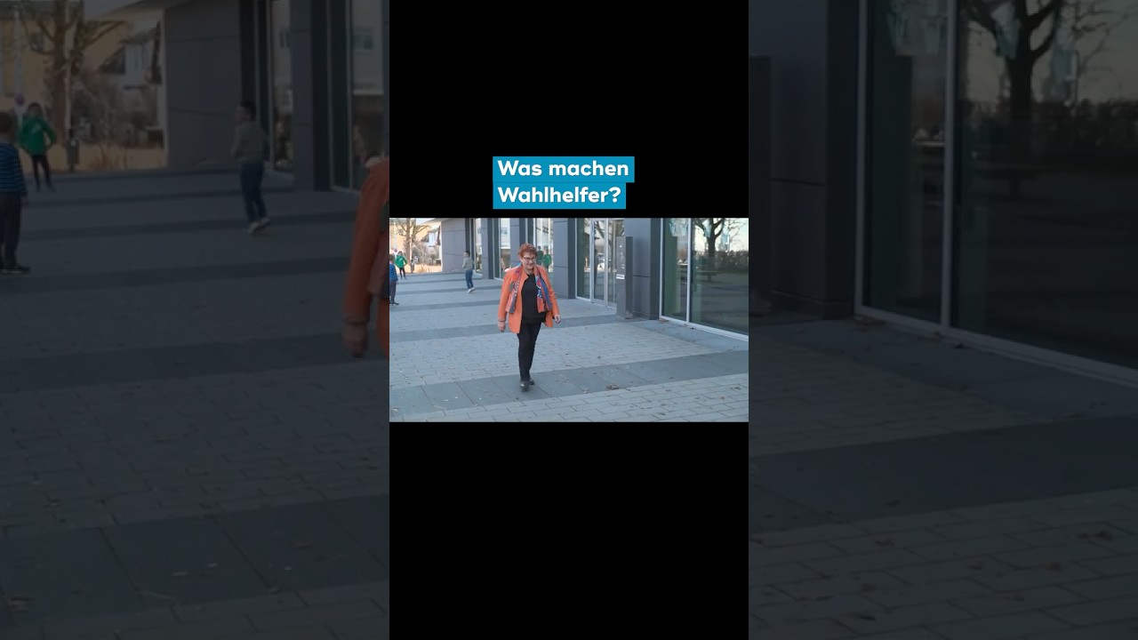 Was machen Wahlhelfer?