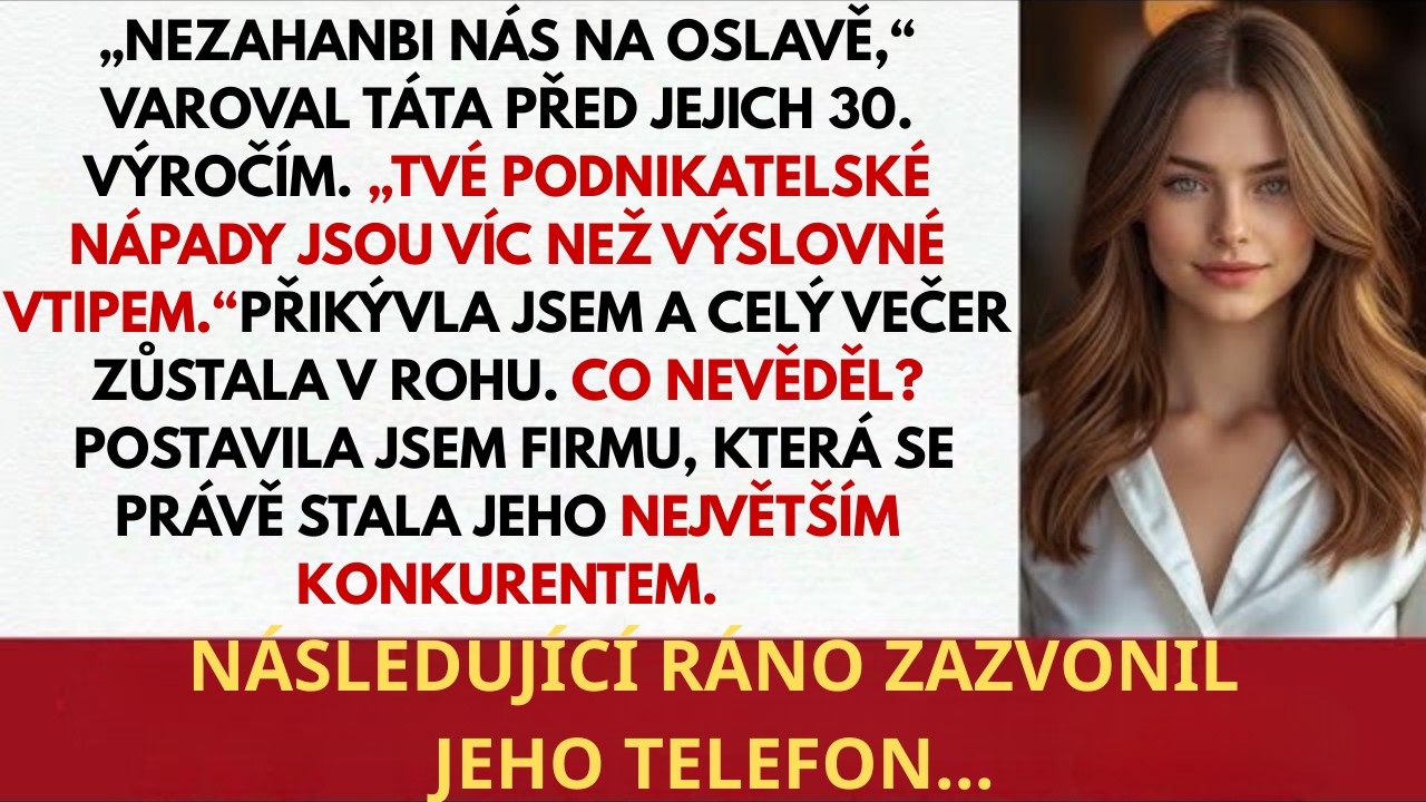 30. výročí rodičů – Táta řekl: „Nezahanbi nás“… netušíc, že jsem vybudovala konkurenta jeho firmy!