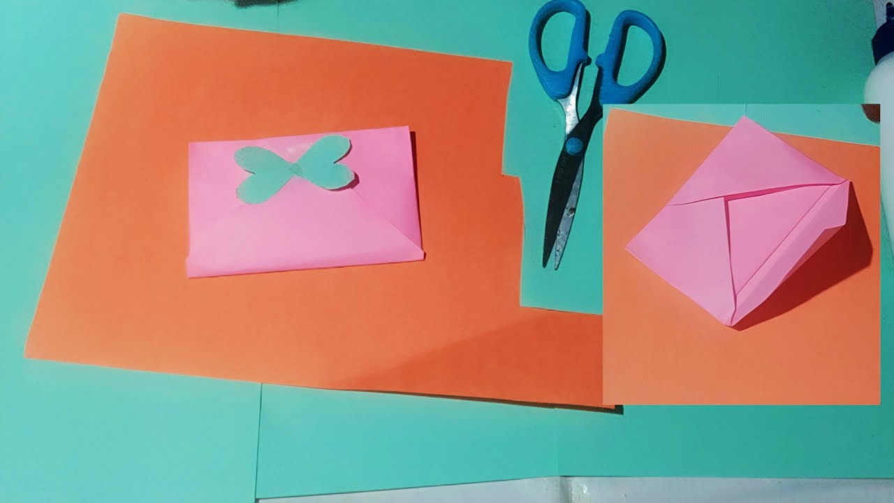 Diy paper craft letter | Pull-TabOrigami Envelopehow | to origamihow | to makeeasy origami | letter 