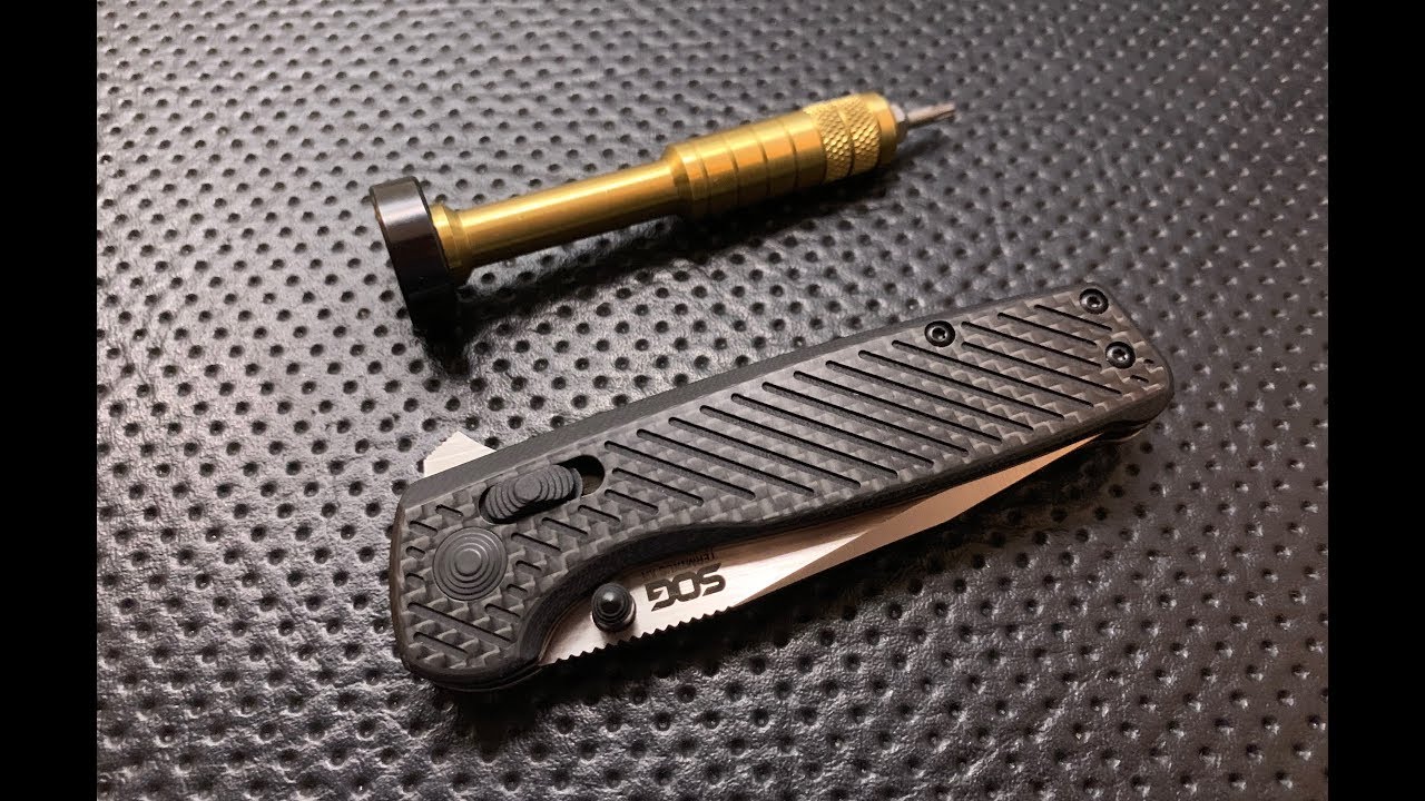 How to disassemble and maintain the SOG Terminus XR Knife