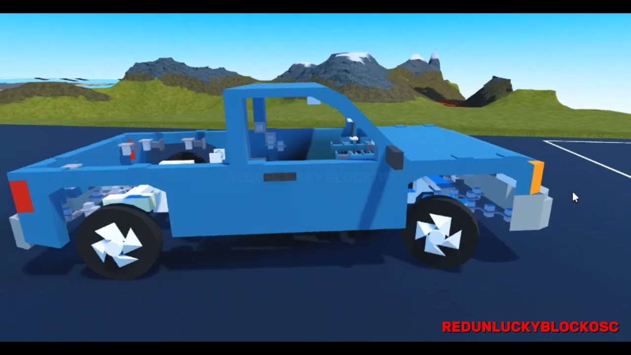 Motorized Crash Physics - Pickup Truck | Roblox Plane Crazy
