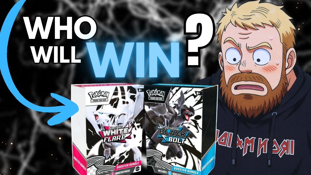 Pokémon TCG: White Flare Vs Black Bolt Booster Bundles
