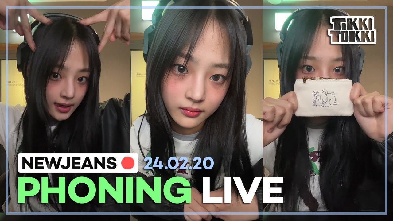 (ENG SUB) NewJeans Phoning Live 24.02.20 - Minji Does Challenges & Listens to Her Favorite Songs!