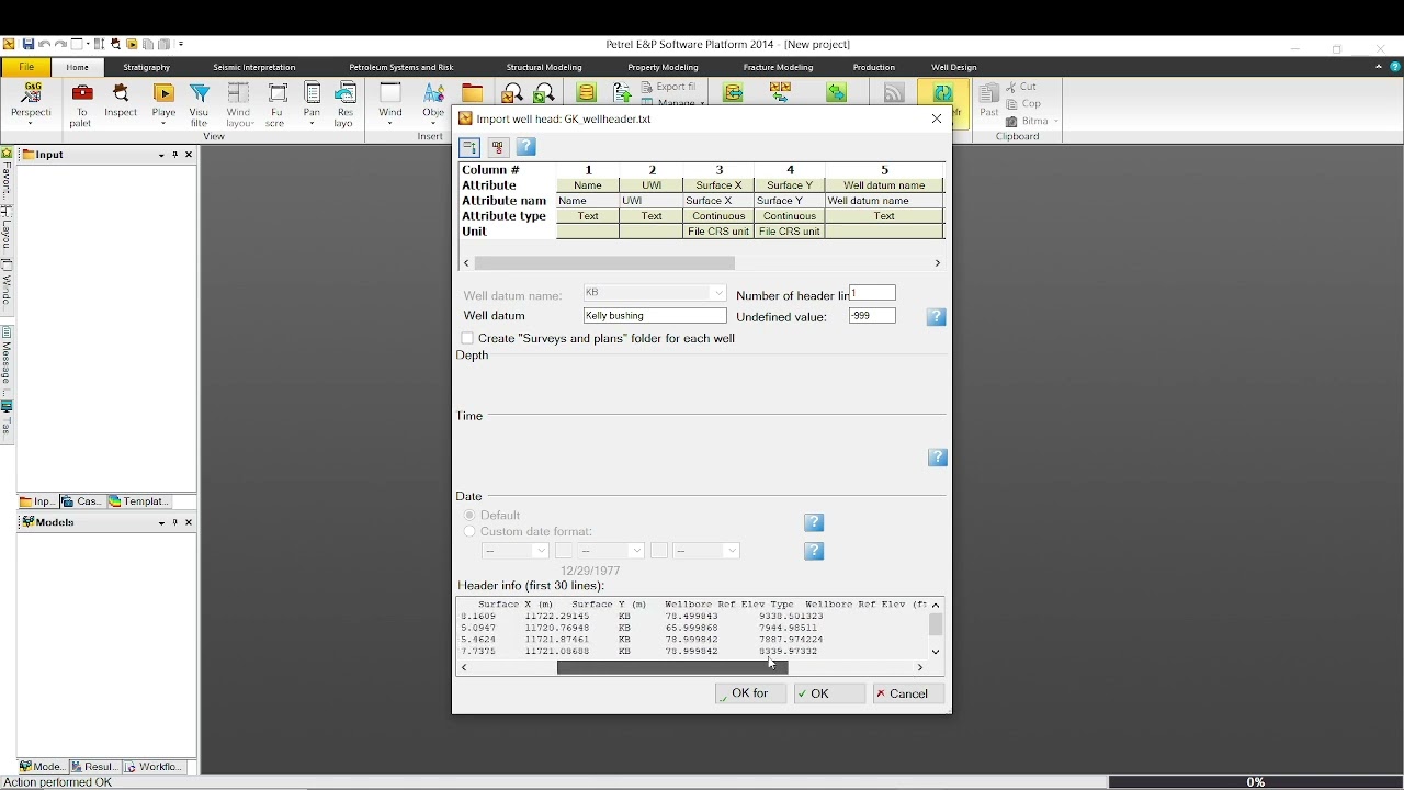 How to Load Wellhead Data into Petrel (Correct Workflow for Beginners)