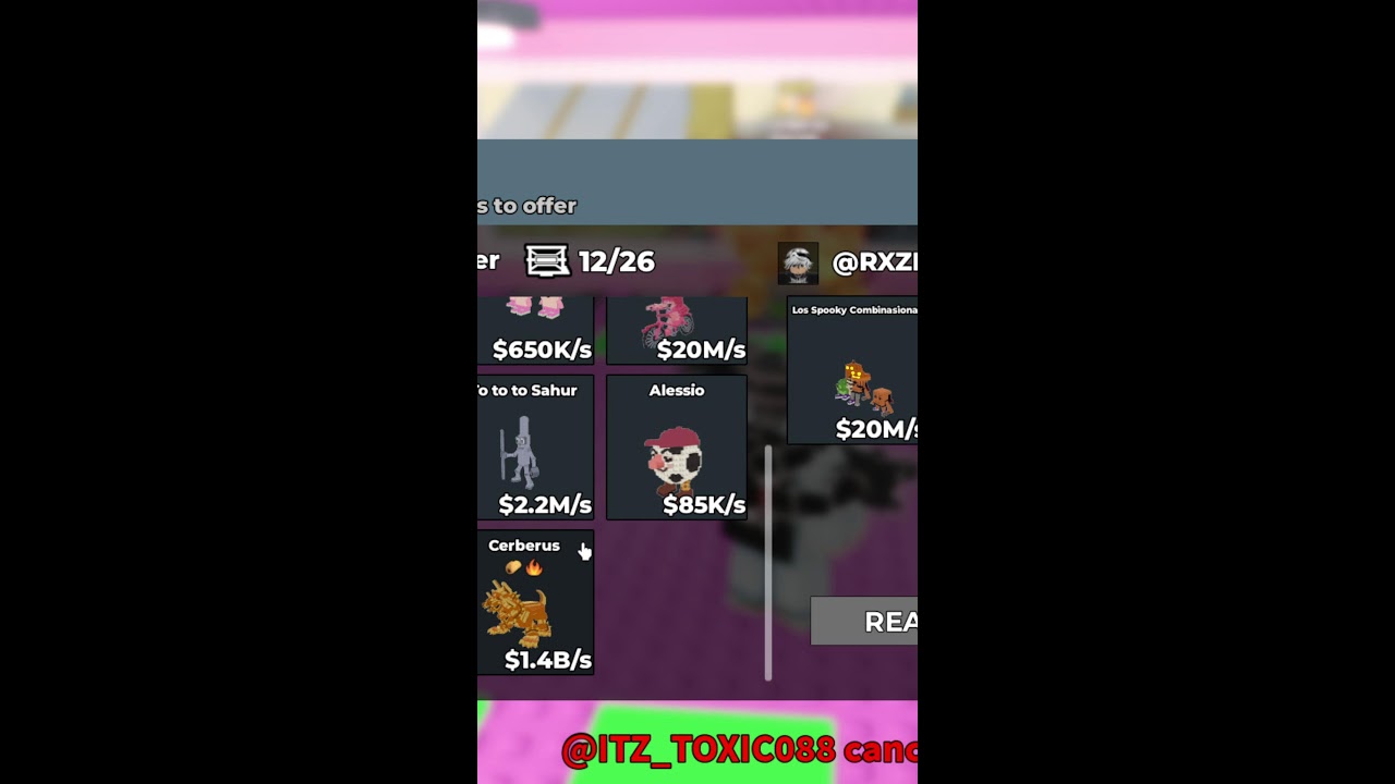 Live Steal a brainrot trading!!!