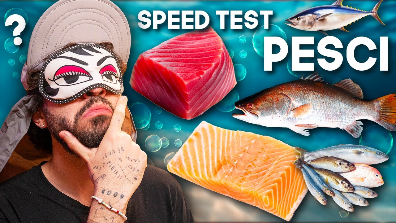 Riconosci il PESCE solo assaggiandolo? - Speed Test