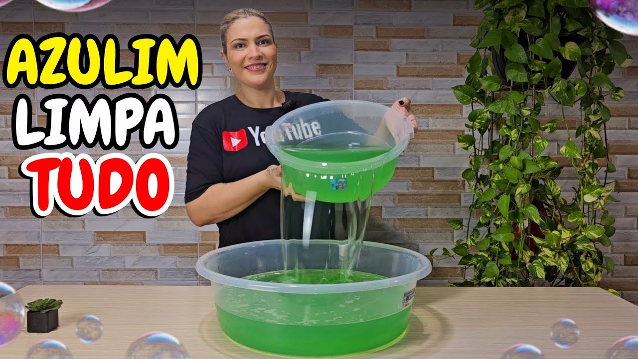 🔥AZULIM LIMPA TUDO CASEIRO O MELZUDO DA LIMPEZA PESADA!😍🥰🎉